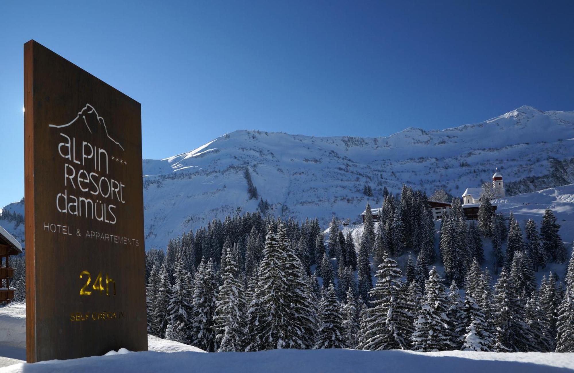 Aparthotel Alpinresort Damuels Exteriör bild